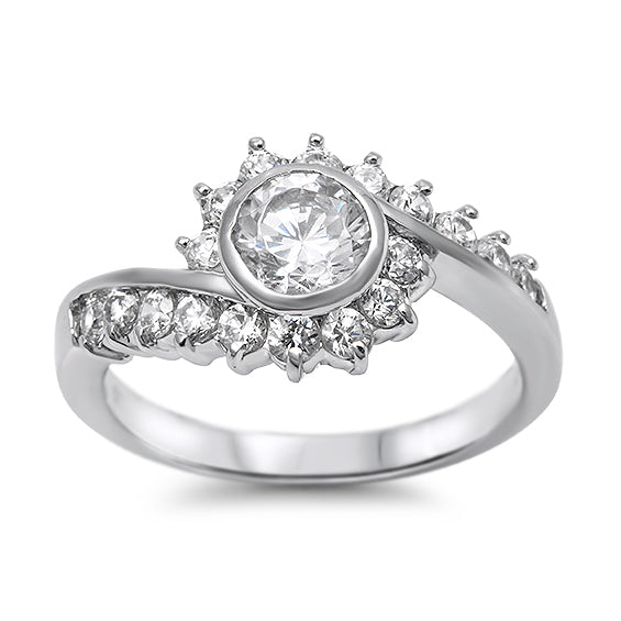 Silver CZ Ring