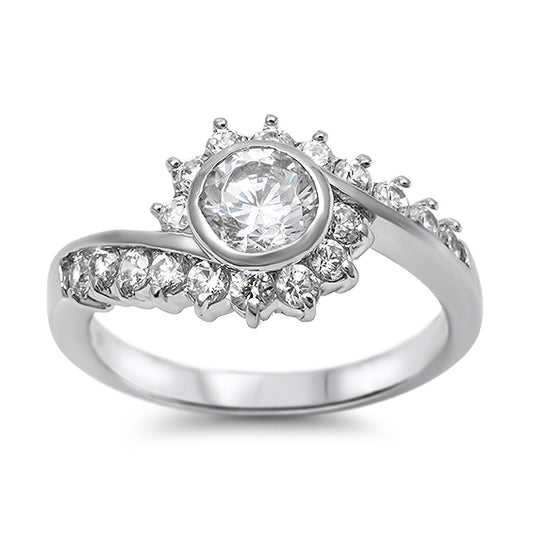 Silver CZ Ring
