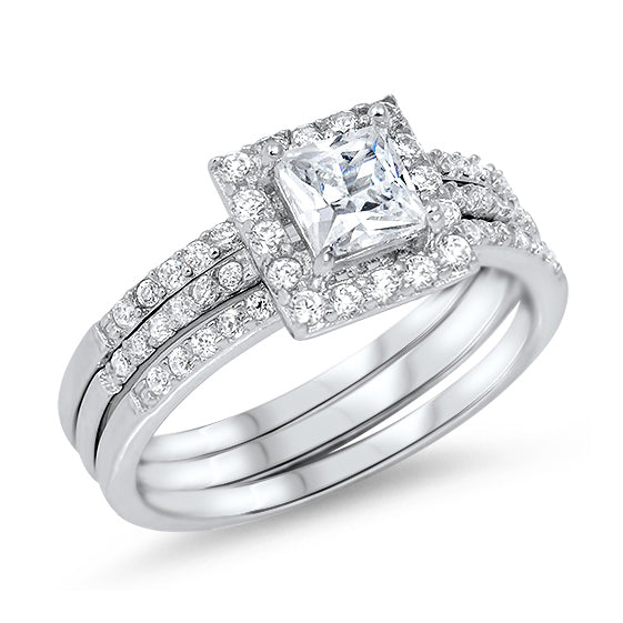 Silver CZ Ring