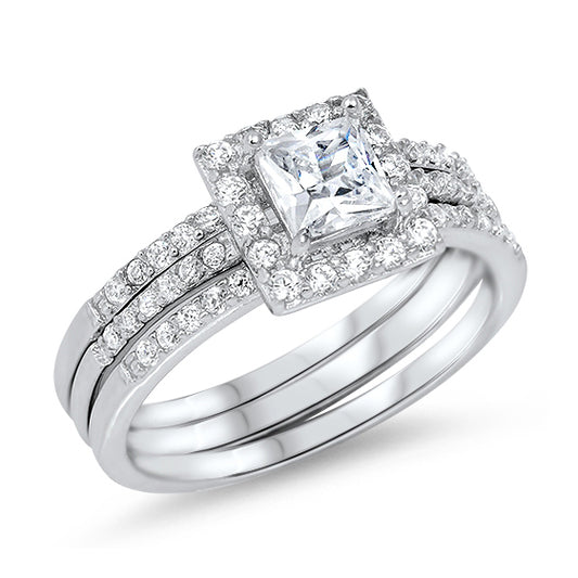 Silver CZ Ring
