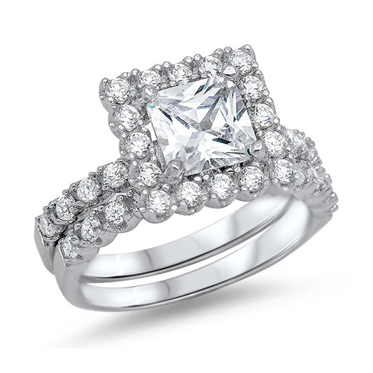Silver CZ Ring