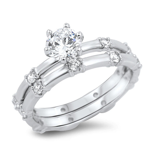 Silver CZ Ring