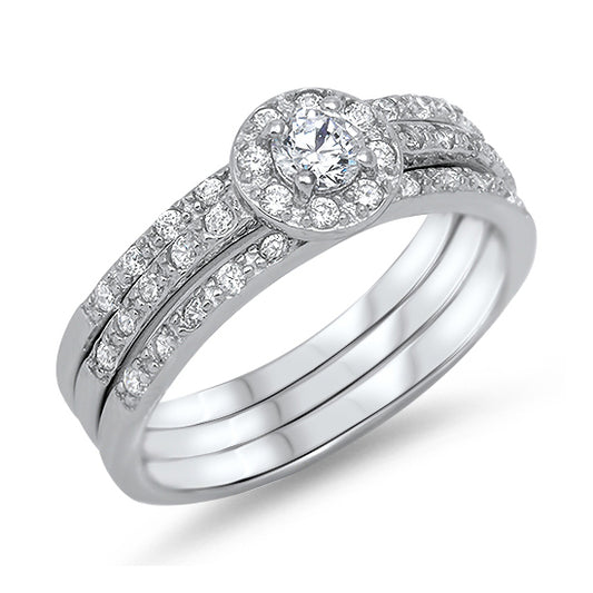 Silver CZ Ring