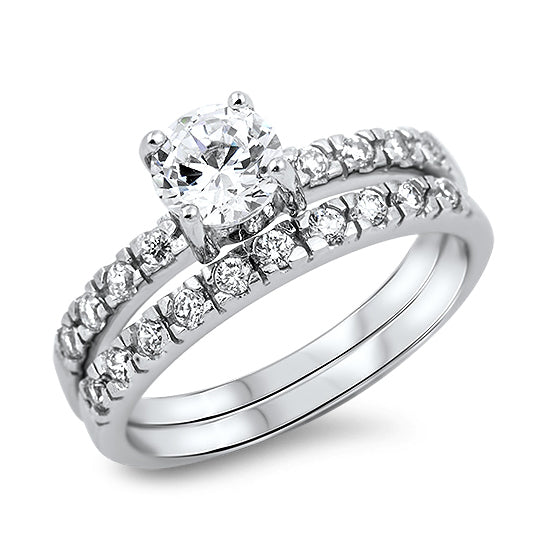 Silver CZ Ring