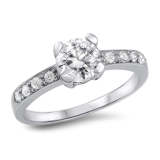 Silver CZ Ring