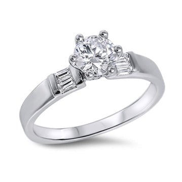 Silver CZ Ring