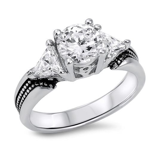 Silver CZ Ring