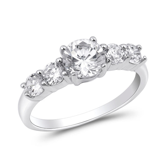 Silver CZ Ring