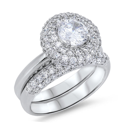 Silver CZ Ring