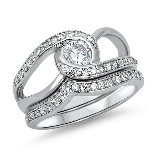 Silver CZ Ring