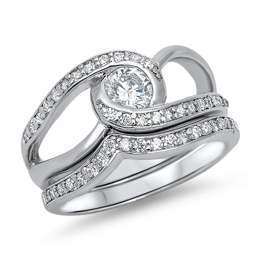 Silver CZ Ring