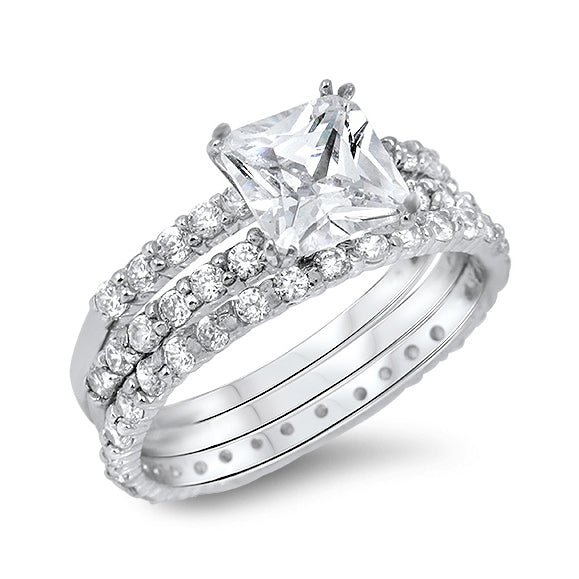 Silver CZ Ring