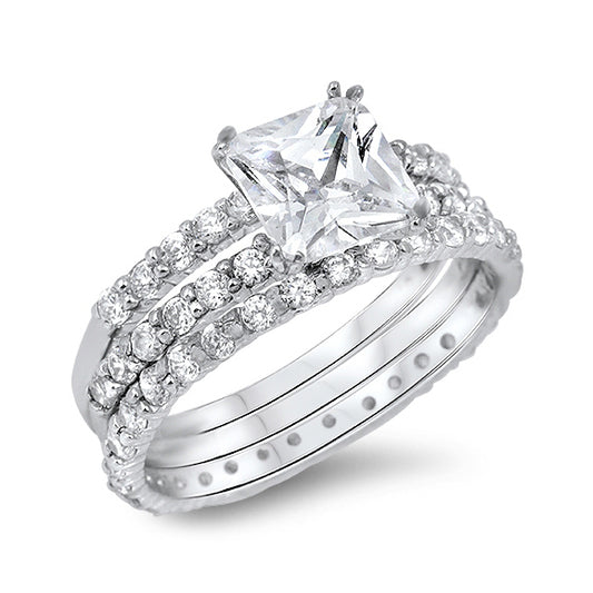 Silver CZ Ring