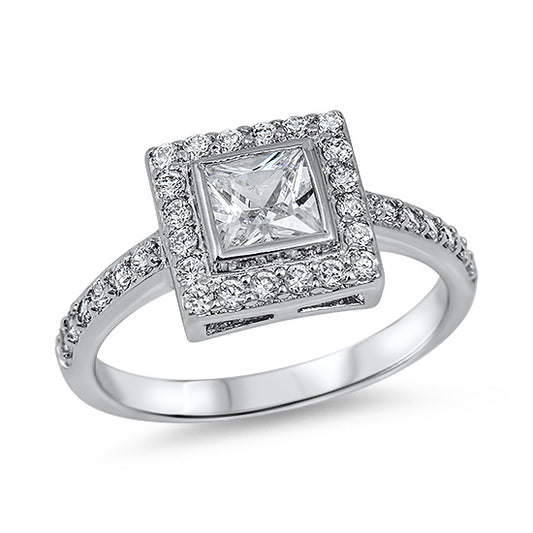Silver CZ Ring