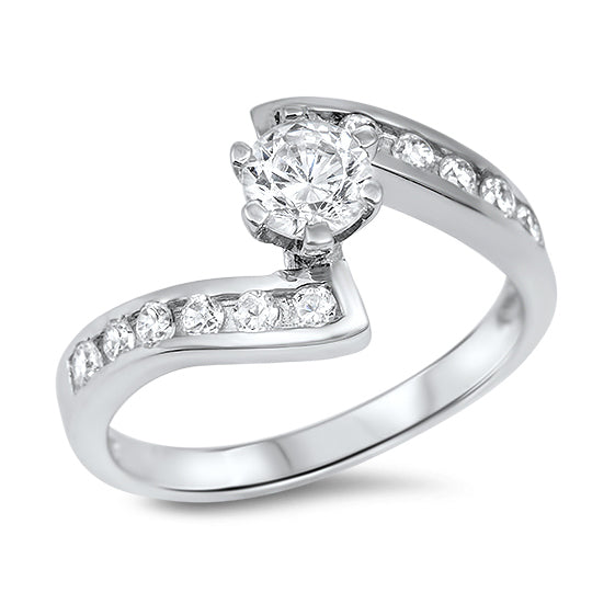 Silver CZ Ring