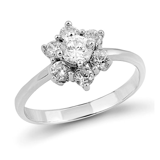 Silver CZ Ring