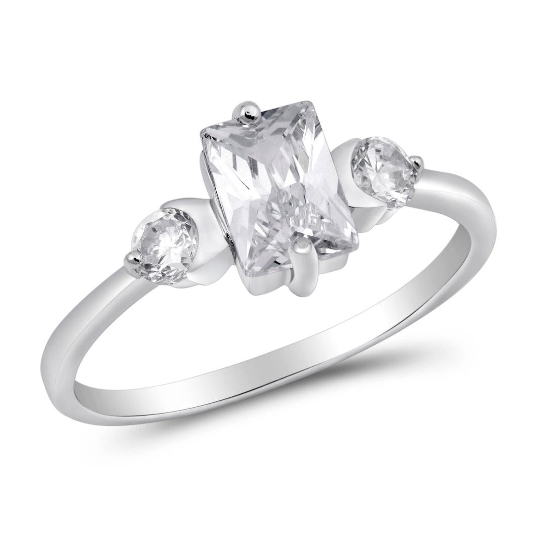 Silver CZ Ring