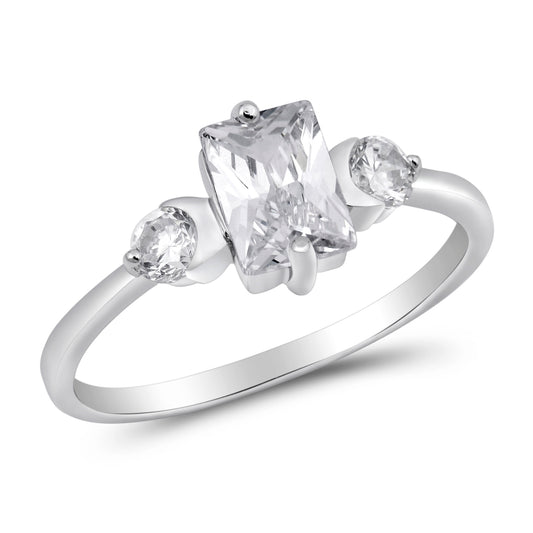 Silver CZ Ring