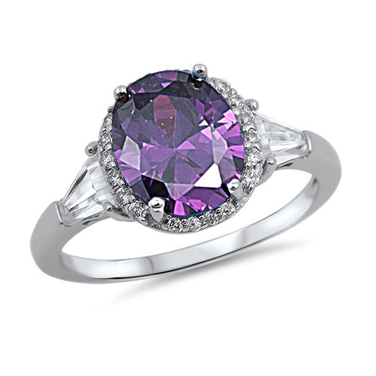 Silver CZ Ring