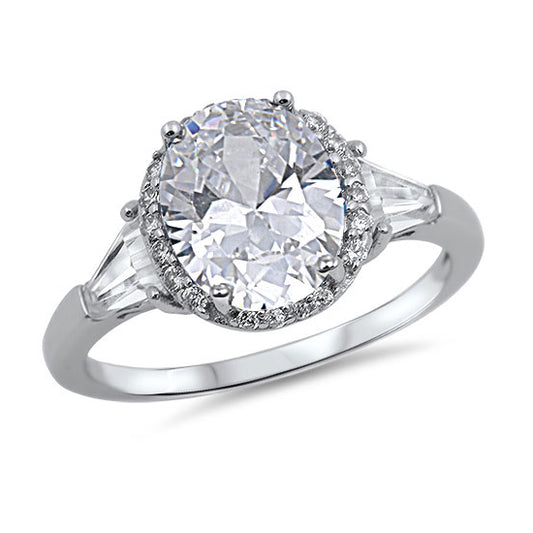 Silver CZ Ring