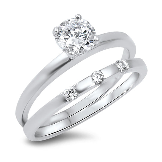 Silver CZ Ring