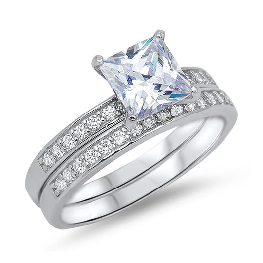 Silver CZ Ring