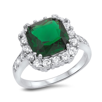 Silver CZ Ring