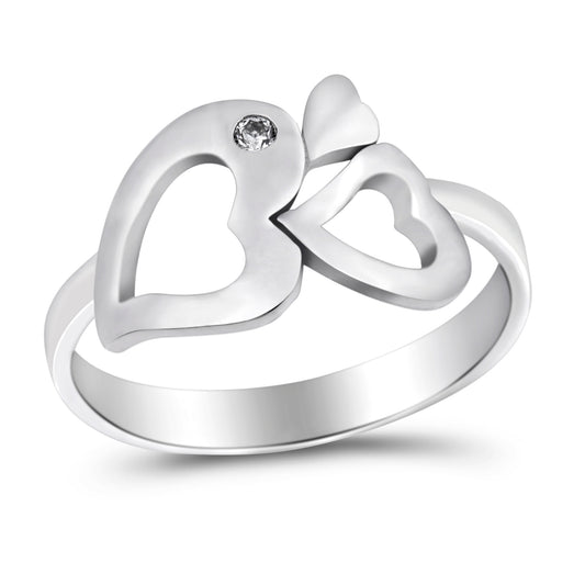 Silver CZ Ring