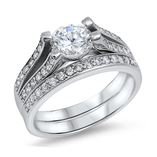 Silver CZ Ring