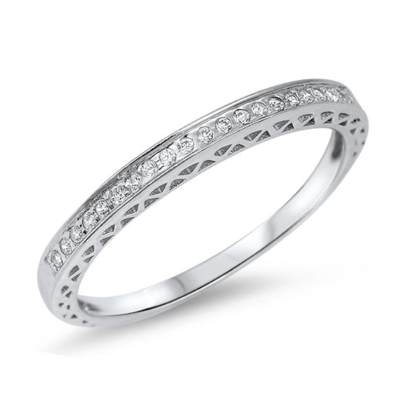 Silver CZ Ring