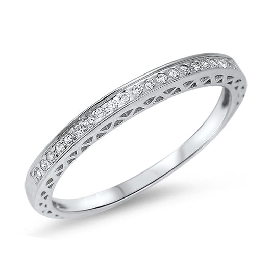 Silver CZ Ring