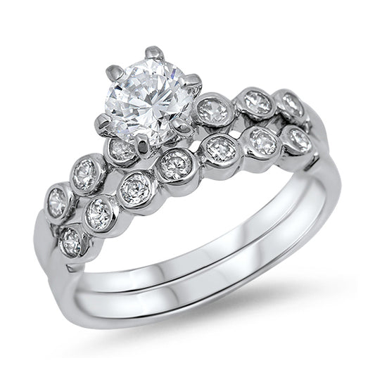Silver CZ Ring