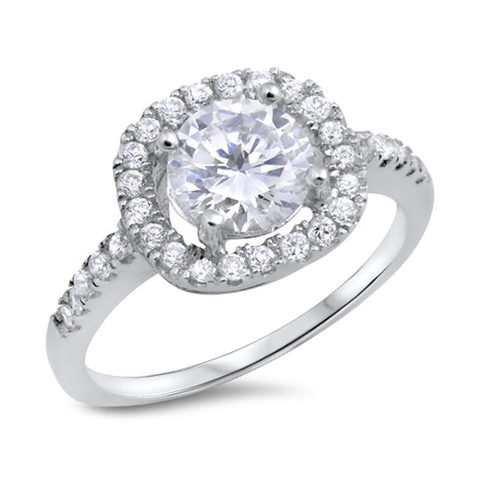 Silver CZ Ring