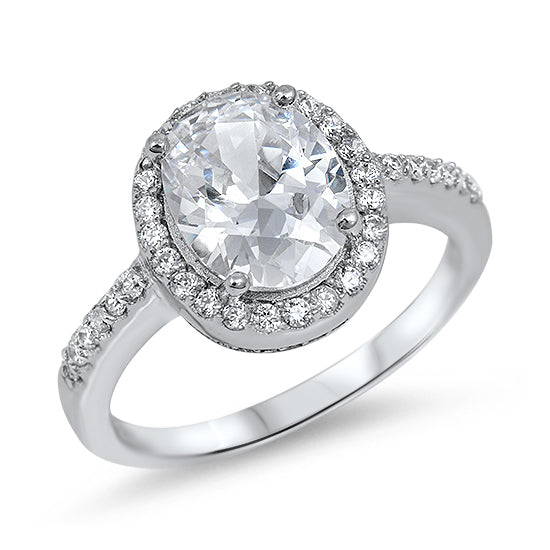 Silver CZ Ring