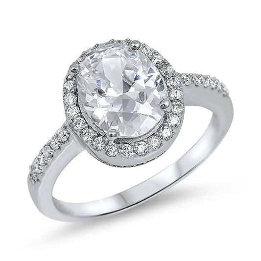Silver CZ Ring