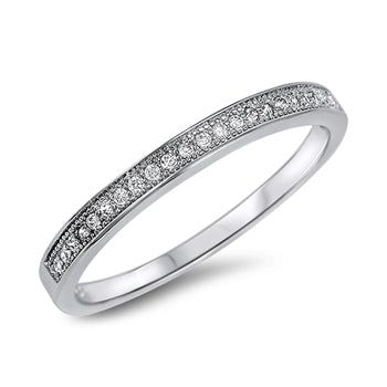Silver CZ Ring