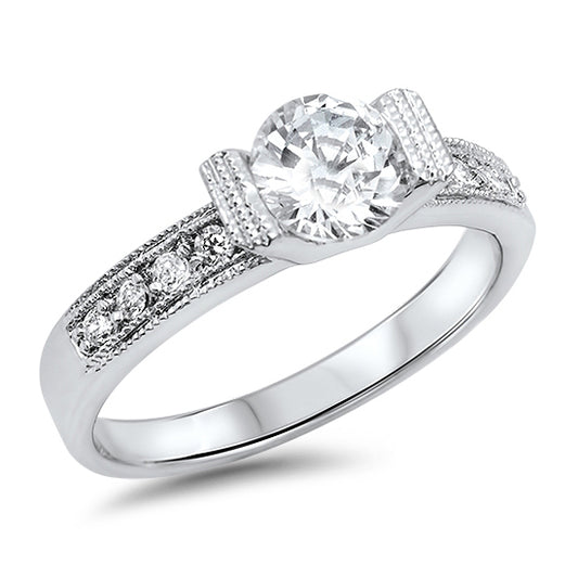 Silver CZ Ring