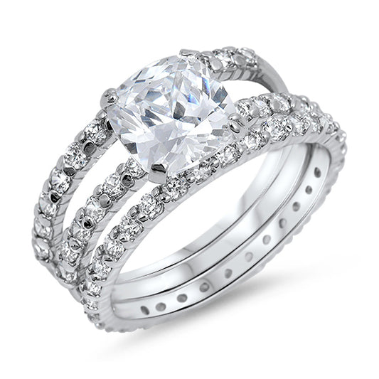 Silver CZ Ring