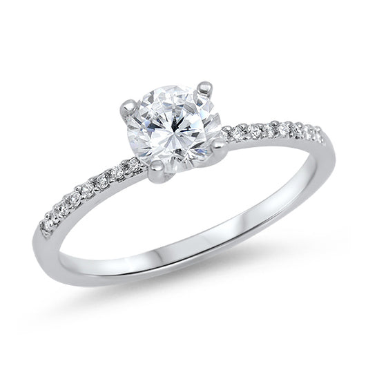 Silver CZ Ring