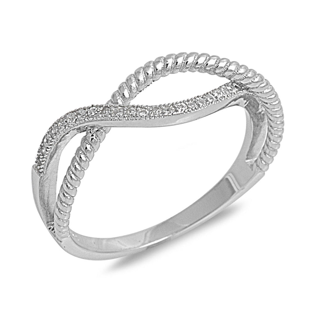 Silver CZ Ring
