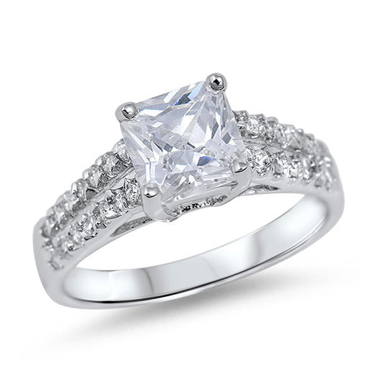 Silver CZ Ring