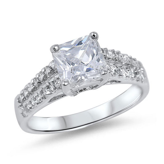 Silver CZ Ring