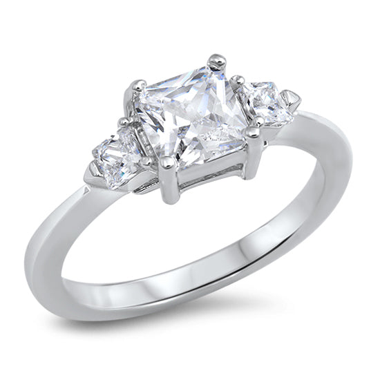 Silver CZ Ring