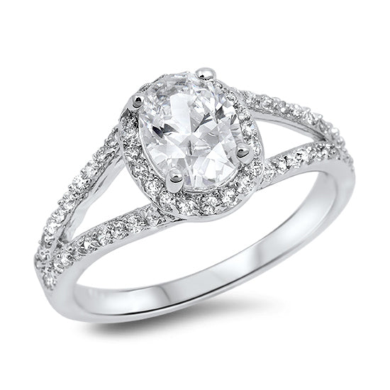 Silver CZ Ring