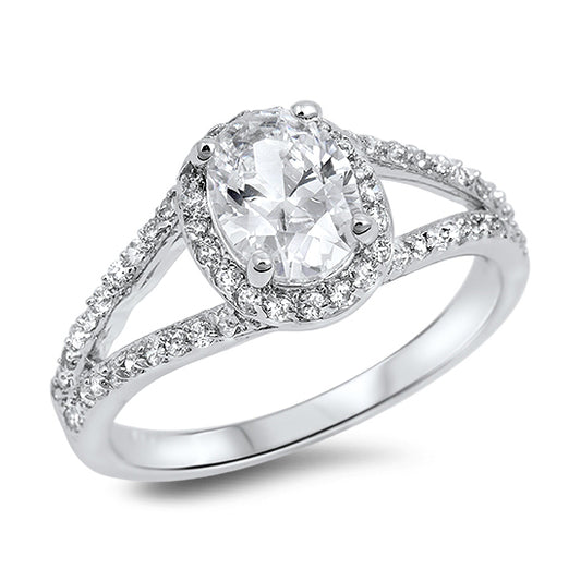 Silver CZ Ring