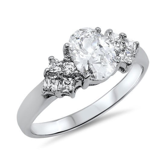 Silver CZ Ring