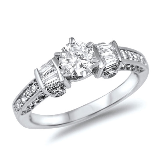 Silver CZ Ring