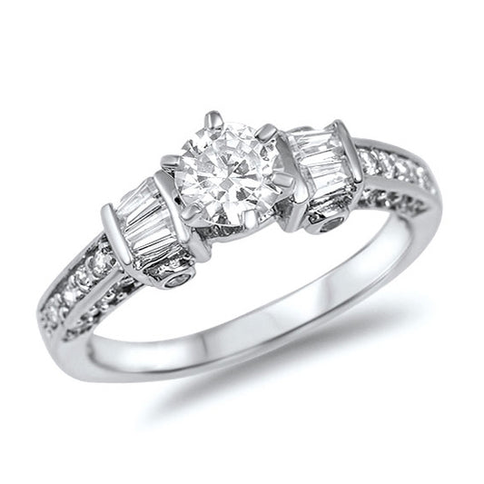 Silver CZ Ring