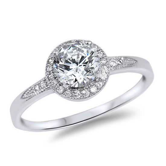 Silver CZ Ring