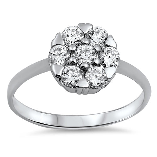 Silver CZ Ring